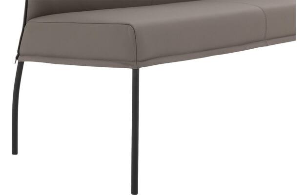 Goossens eetbank funk grijs leer - 8227417-05