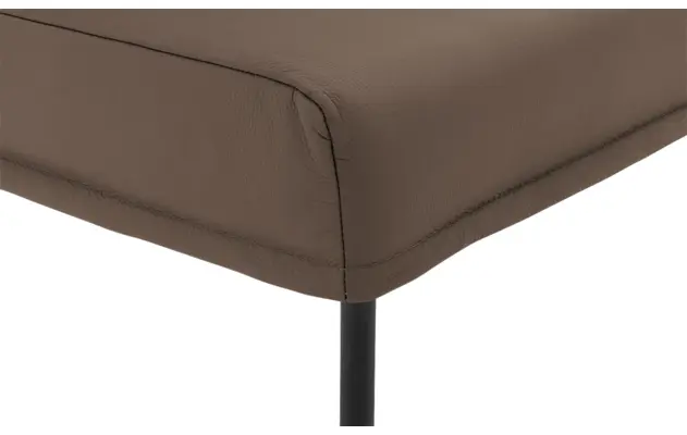 Goossens eetbank funk bruin leer - 8227423-06
