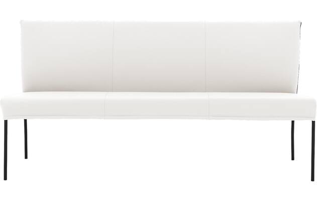 Goossens eetbank funk wit leer - 8227424-03