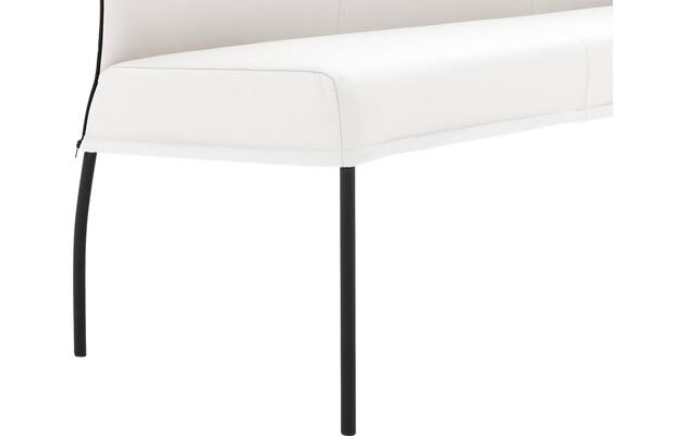 Goossens eetbank funk wit leer - 8227424-05