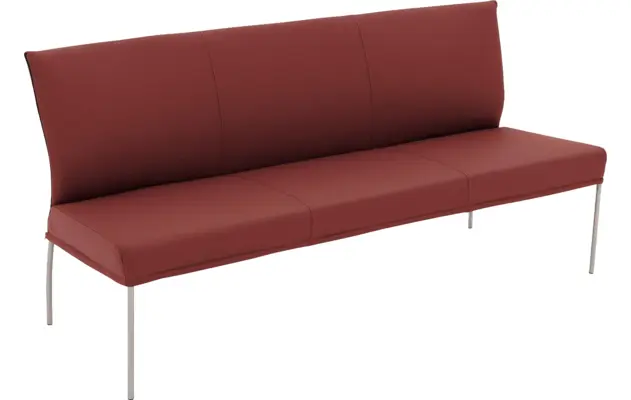 Goossens eetbank funk rood leer - 8227436-04