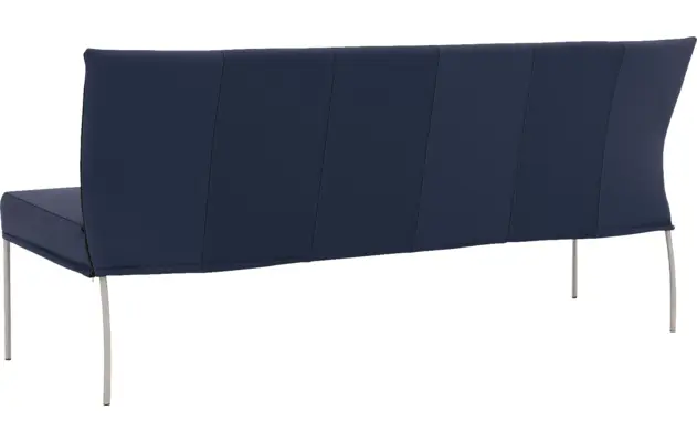 Goossens eetbank funk blauw leer - 8227437-02