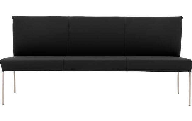 Goossens eetbank funk zwart leer - 8227439-03