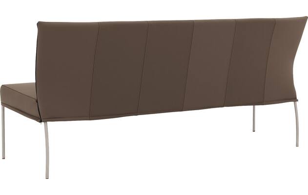 Goossens eetbank funk bruin leer - 8227444-02