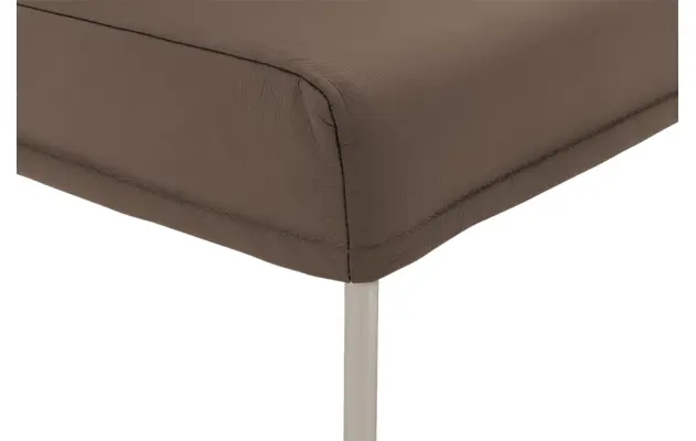 Goossens eetbank funk bruin leer - 8227444-06