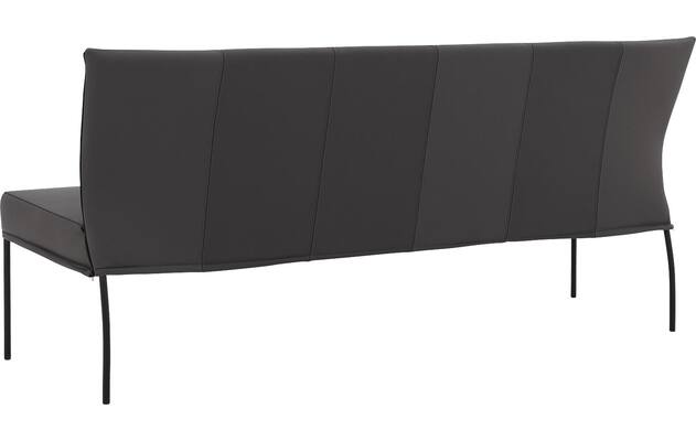 Goossens eetbank funk grijs leer - 8227461-02