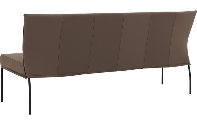 Goossens eetbank funk bruin leer - 8227465-02