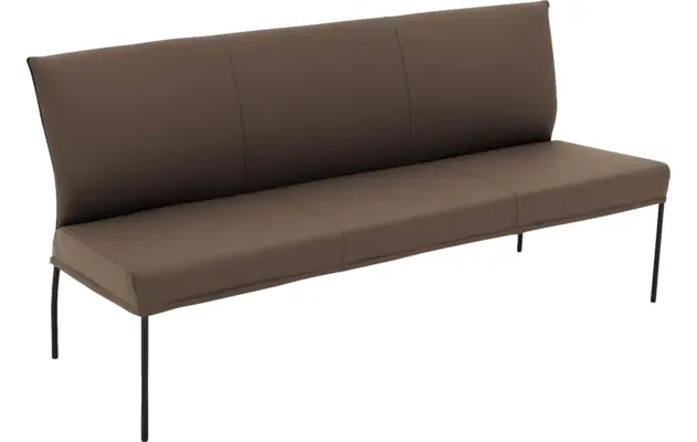 Goossens eetbank funk bruin leer - 8227465-04