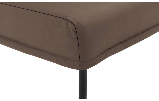 Goossens eetbank funk bruin leer - 8227465-06