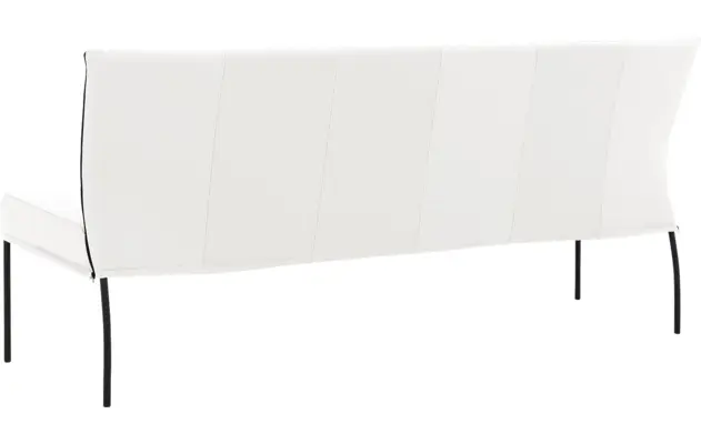 Goossens eetbank funk wit leer - 8227466-02