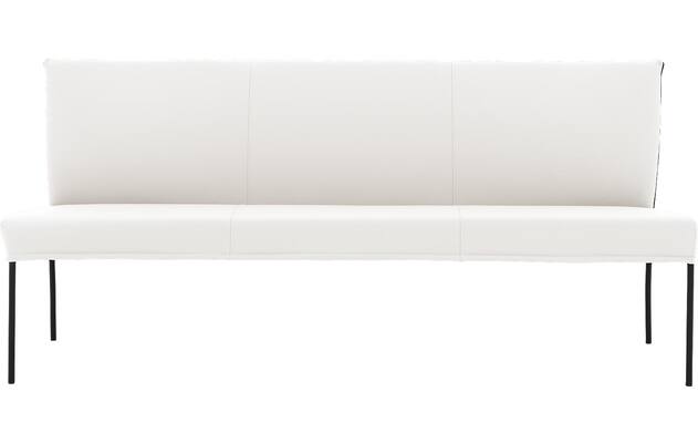 Goossens eetbank funk wit leer - 8227466-03