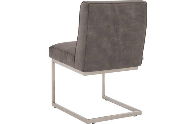 Goossens excellent eetkamerstoel tom grijs leer - 8227604-02