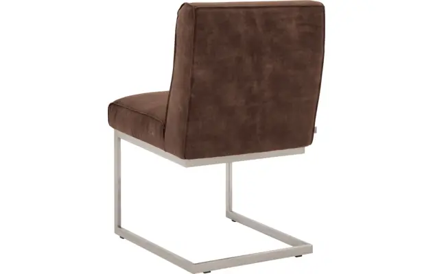 Goossens excellent eetkamerstoel tom bruin leer - 8227607-02