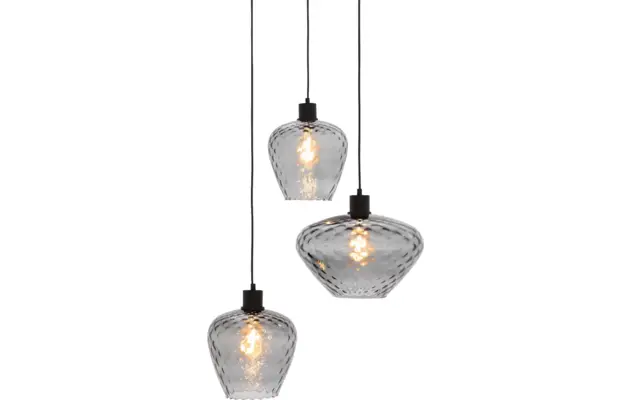 Goossens hanglamp dijon zwart metaal - 8228440-06
