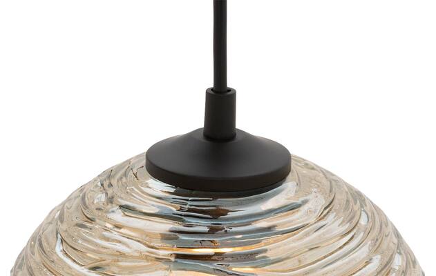 Goossens hanglamp soleil zwart metaal - 8228446-08