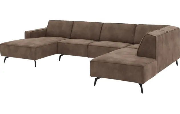 Goossens u bank hercules bruin microvezel - 8229329-03