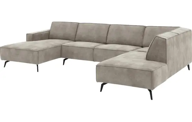 Goossens u bank hercules grijs microvezel - 8229330-03