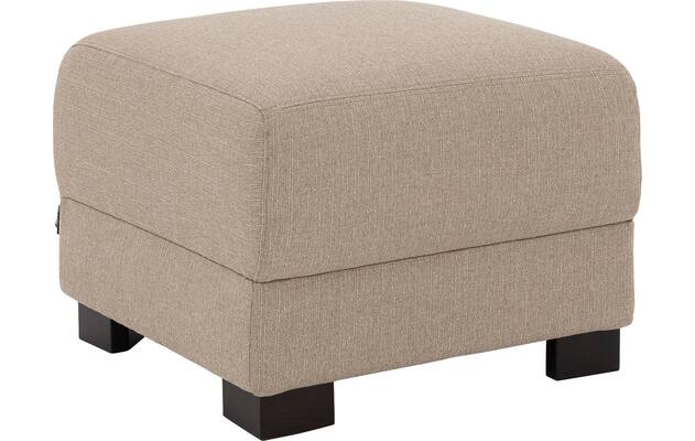 Goossens voetenbank my style bruin stof - 8229340-02