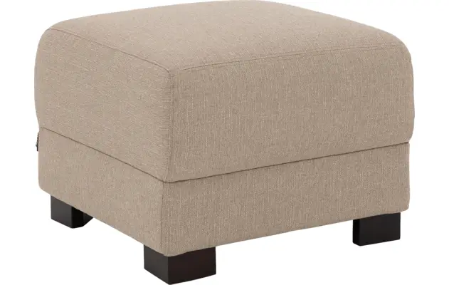 Goossens voetenbank my style bruin stof - 8229340-02