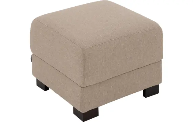 Goossens voetenbank my style bruin stof - 8229340-03