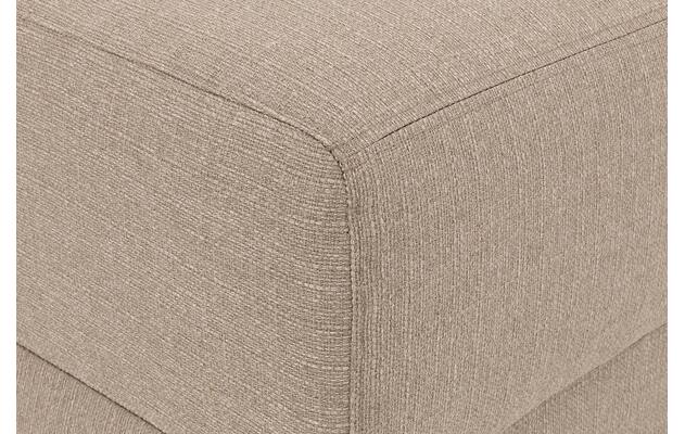 Goossens voetenbank my style bruin stof - 8229340-05