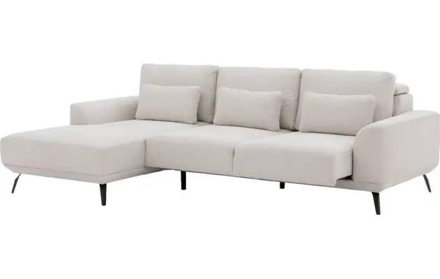 Goossens excellent loungebank princess wit stof - 8229345-05