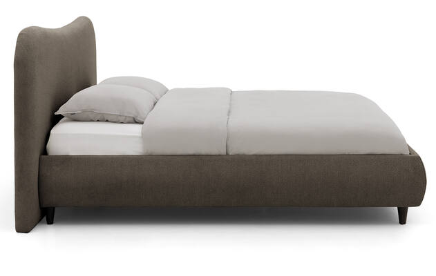 Goossens bedframe pecaro groen stof - 8229395-03