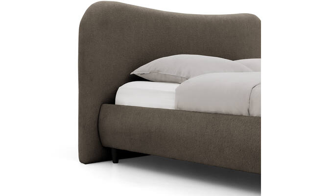 Goossens bedframe pecaro groen stof - 8229395-04