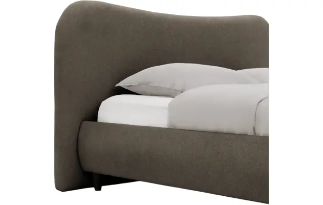 Goossens bedframe pecaro groen stof - 8229395-04