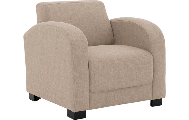 Goossens fauteuil my style bruin stof - 8229436-02