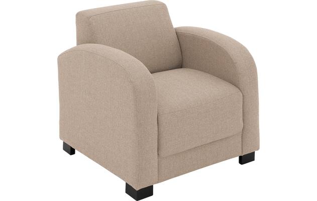 Goossens fauteuil my style bruin stof - 8229436-05