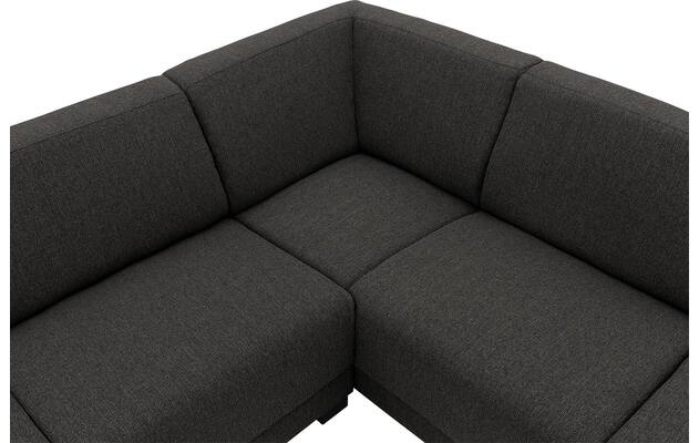 Goossens hoeksalon my style grijs stof - 8229466-06