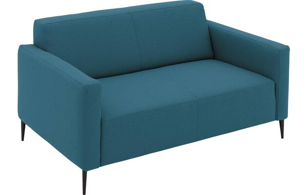 Goossens zitbank key west blauw stof - 8229507-03