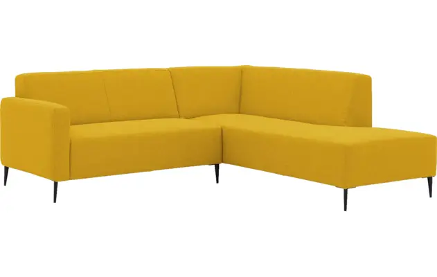 Goossens hoeksalon key west geel stof - 8229531-02-gespiegeld