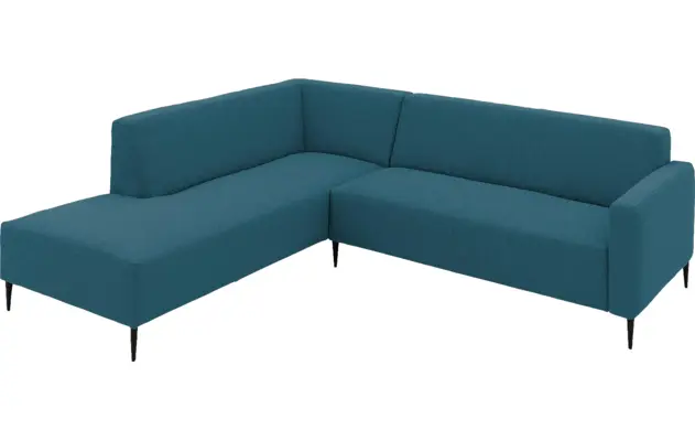 Goossens hoeksalon key west blauw stof - 8229538-03-gespiegeld