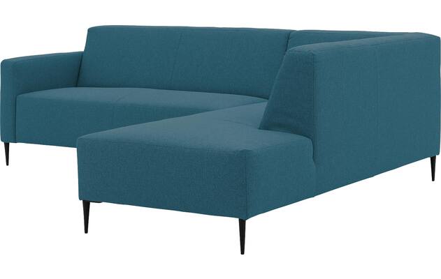 Goossens hoeksalon key west blauw stof - 8229538-04