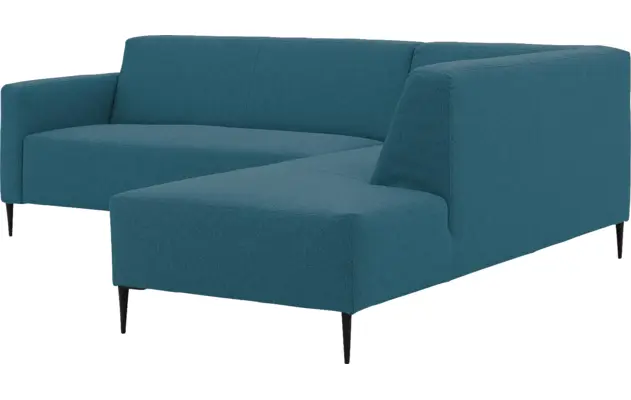 Goossens hoeksalon key west blauw stof - 8229538-04