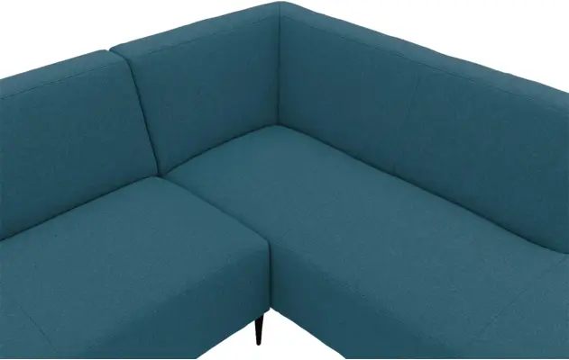 Goossens hoeksalon key west blauw stof - 8229538-06