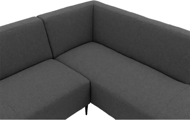 Goossens hoeksalon key west grijs stof - 8229539-06