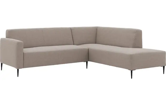 Goossens hoeksalon key west grijs stof - 8229540-02
