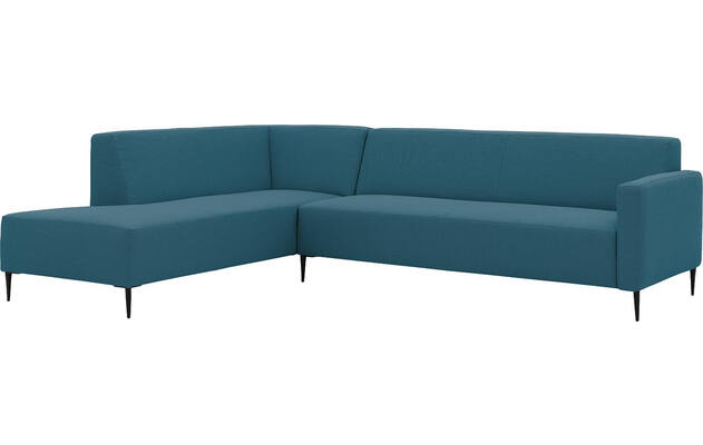 Goossens hoeksalon key west blauw stof - 8229544-02-gespiegeld