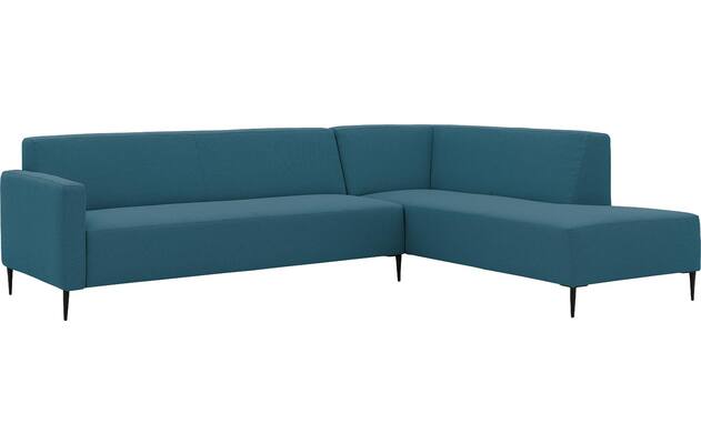 Goossens hoeksalon key west blauw stof - 8229544-02