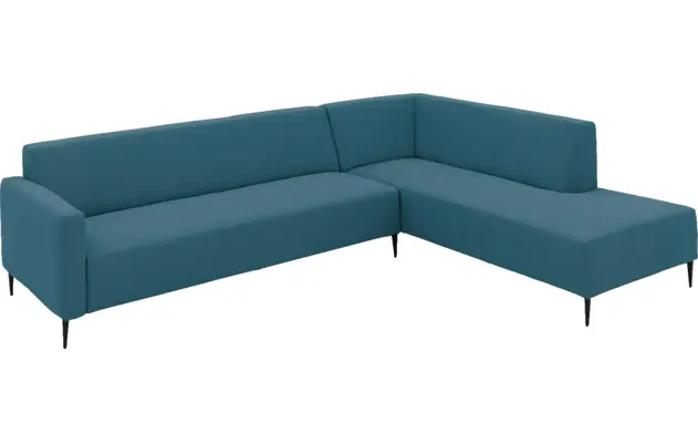 Goossens hoeksalon key west blauw stof - 8229544-03
