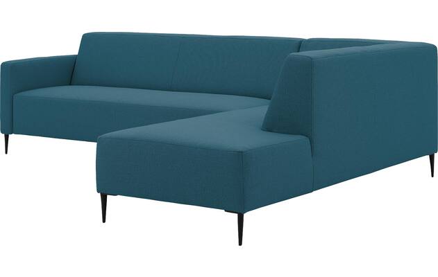 Goossens hoeksalon key west blauw stof - 8229544-04