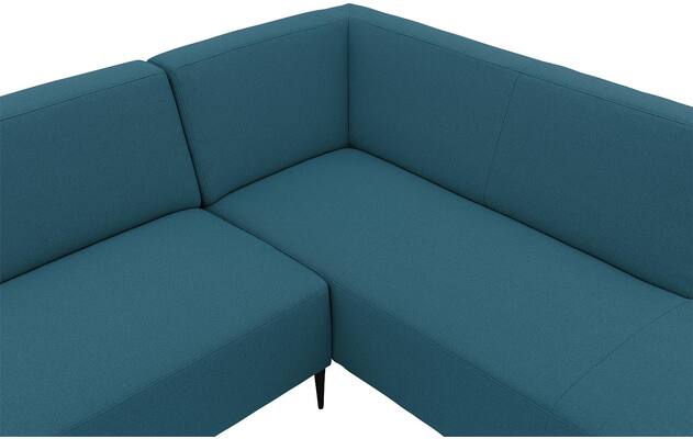 Goossens hoeksalon key west blauw stof - 8229544-06