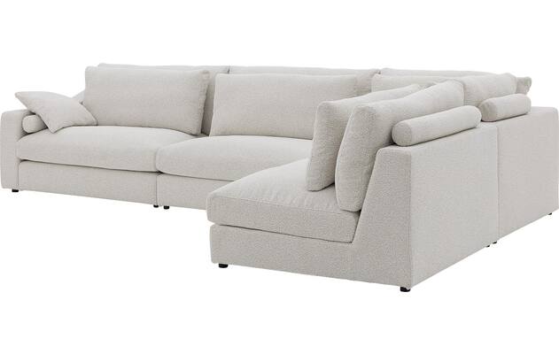 Goossens hoeksalon odette wit stof - 8229553-07