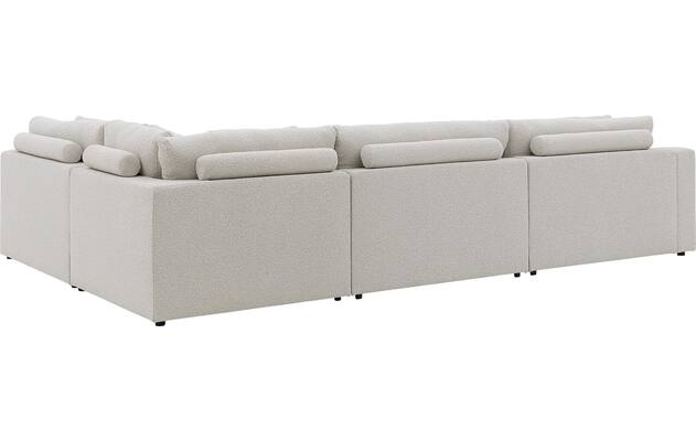 Goossens hoeksalon odette wit stof - 8229553-09