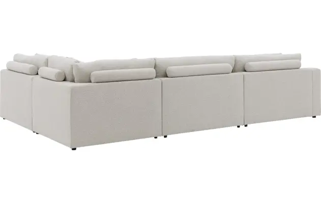 Goossens hoeksalon odette wit stof - 8229553-09