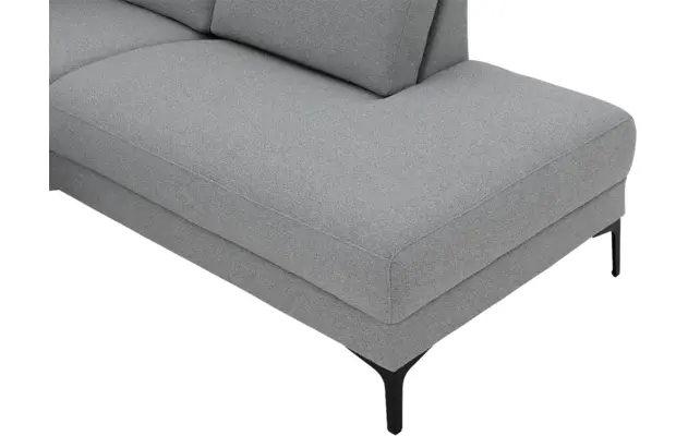 Goossens hoeksalon dallas grijs stof - 8229628-07