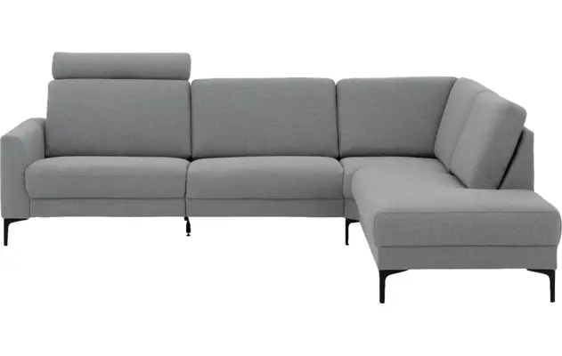 Goossens hoeksalon dallas grijs stof - 8229628-11